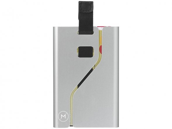 RFID слайдер для карт, серебристый 