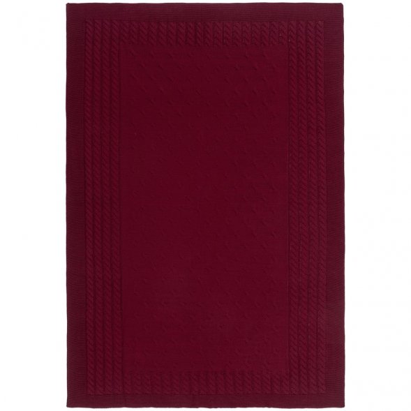 Плед Reframe, бордовый 