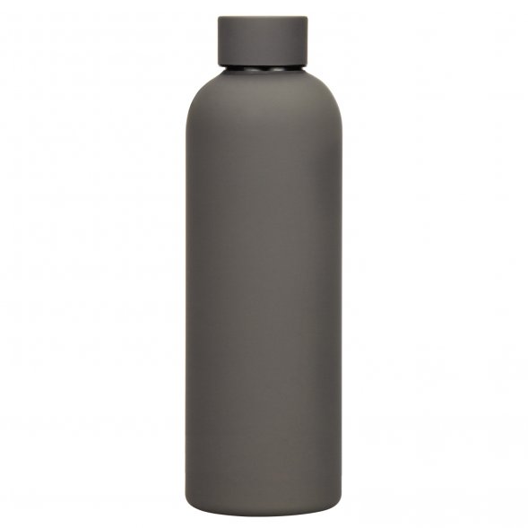 Термобутылка вакуумная герметичная Prima, серая 