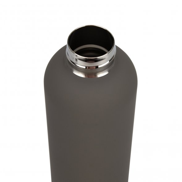 Термобутылка вакуумная герметичная Prima, серая 