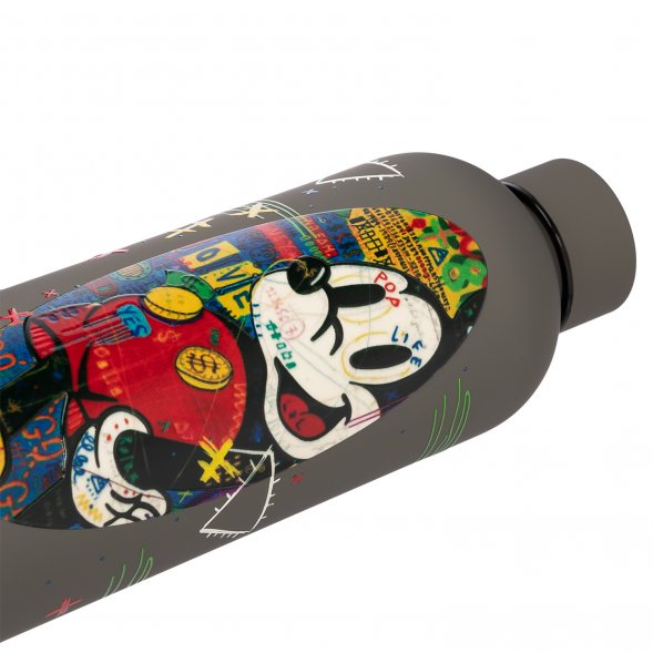 Термобутылка вакуумная герметичная Prima, серая 