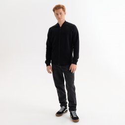 Толстовка на молнии, унисекс TORRES черная, размер L