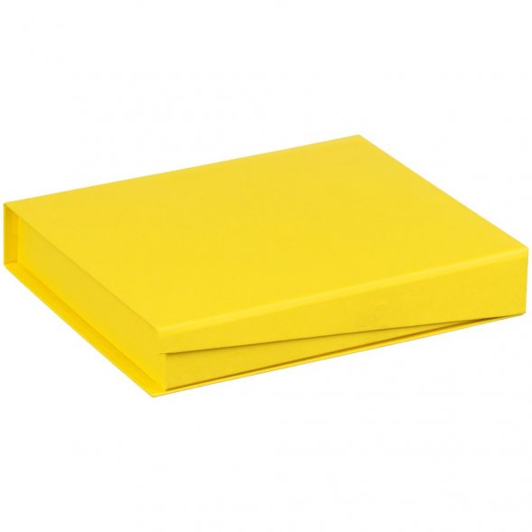 Коробка Duo под ежедневник и ручку, желтая 