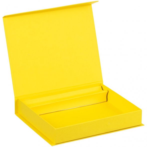 Коробка Duo под ежедневник и ручку, желтая 