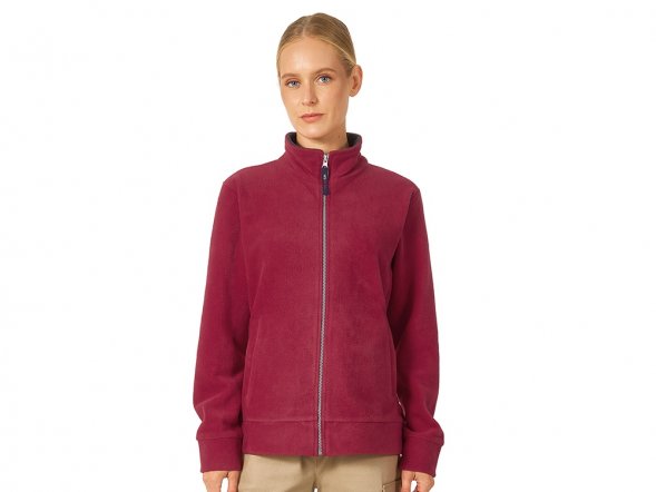 Куртка флисовая Nashville женская, красный/пепельно-серый 