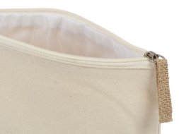 Косметичка Jute из хлопка и джута, натуральный