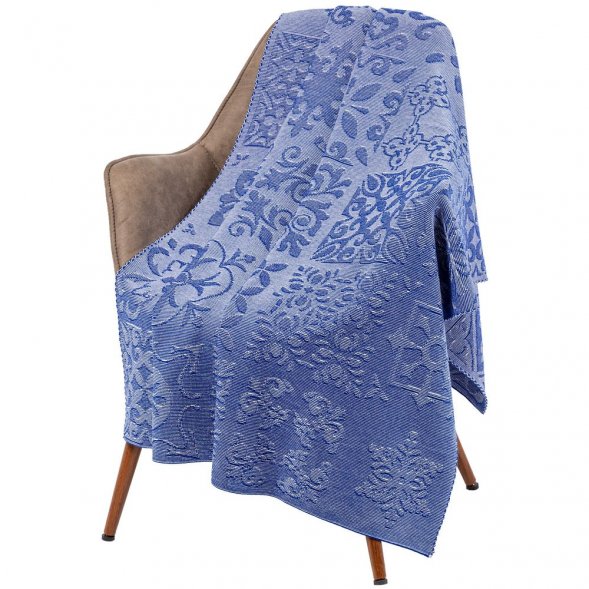 Плед Ornamental, синий 