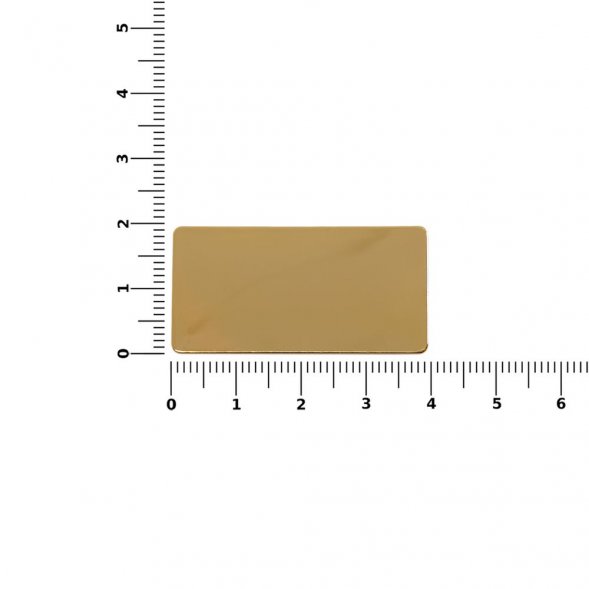 Значок Magnet Matto, золотистый глянцевый 