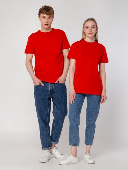 Футболка унисекс T-Bolka 160, красная 