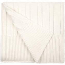 Шарф Knit Beat, белый (молочный)