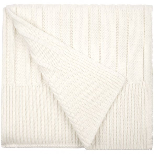 Шарф Knit Beat, белый (молочный) 