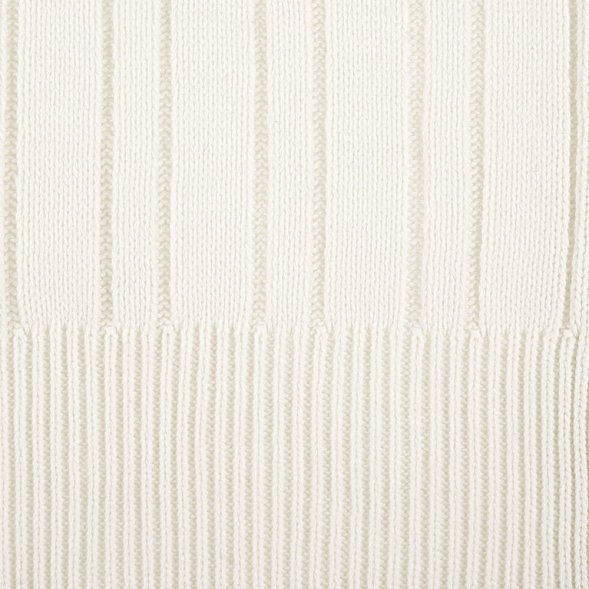 Шарф Knit Beat, белый (молочный) 