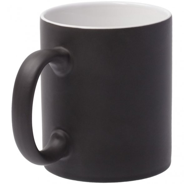 Кружка Promo матовая, черная 