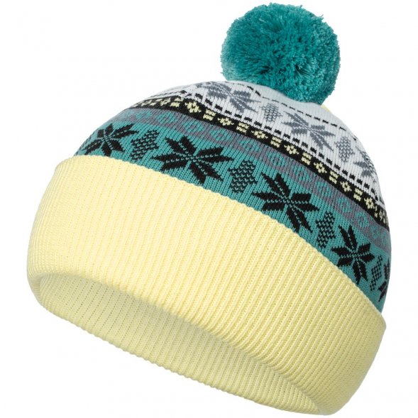 Шапка Mirakler, зеленая с желтым 