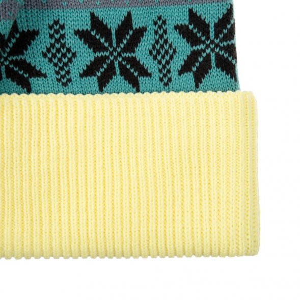 Шапка Mirakler, зеленая с желтым 