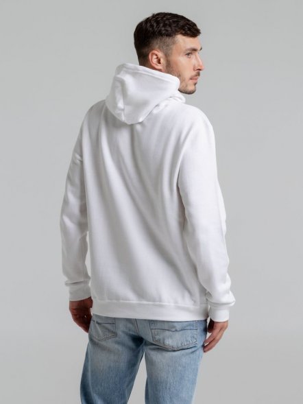 Толстовка с капюшоном Snake II белая 
