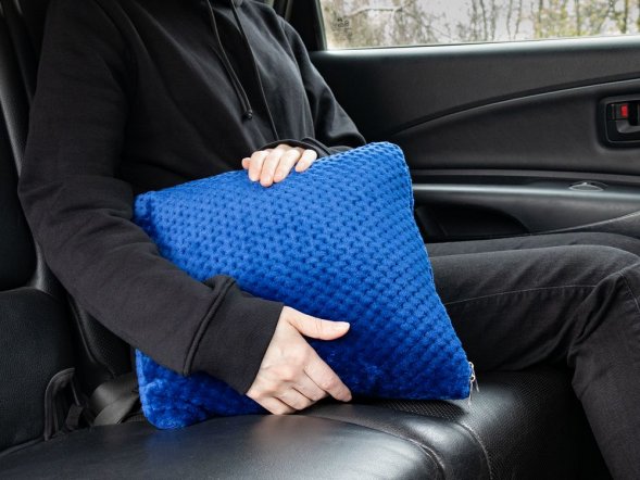 Плед-подушка Dreamscape, синий 