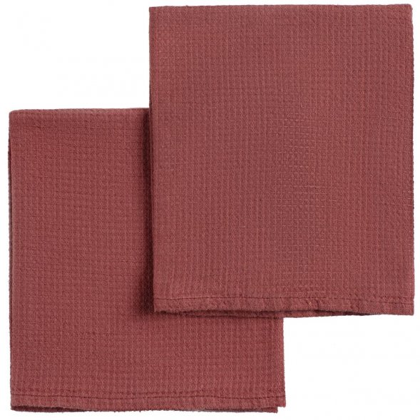 Набор полотенец Fine Line, красный 