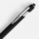 Ручка шариковая Pointer Soft Touch со стилусом, черная 