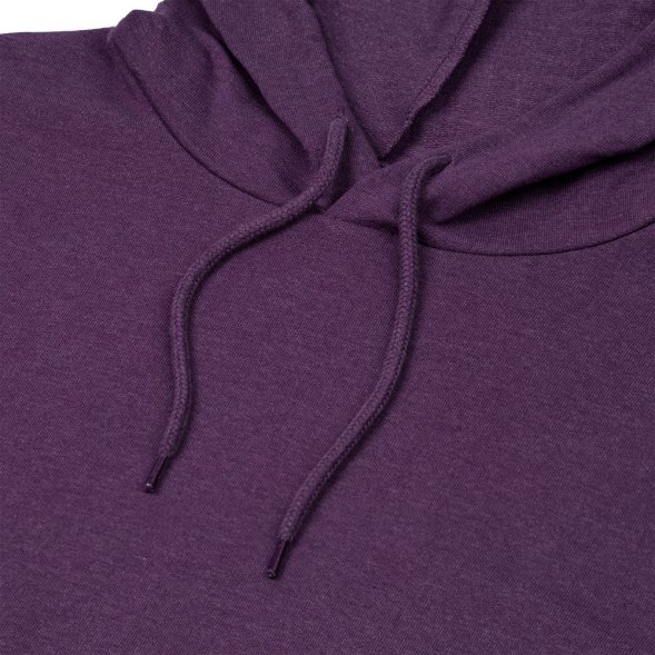 Толстовка с капюшоном унисекс Hoodie, фиолетовый меланж 