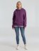Толстовка с капюшоном унисекс Hoodie, фиолетовый меланж 