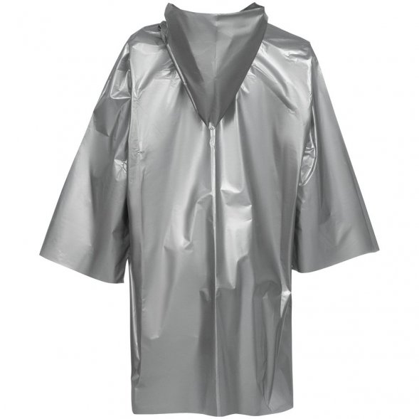 Дождевик-плащ CloudTime, серебристый 