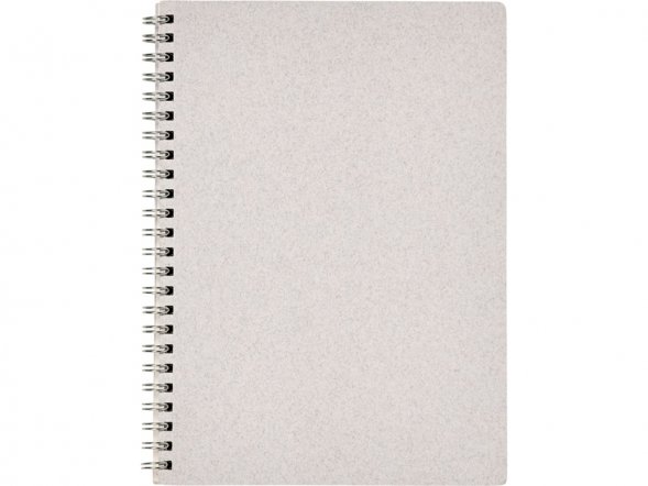 Блокнот Bianco формата A5 на гребне, белый 