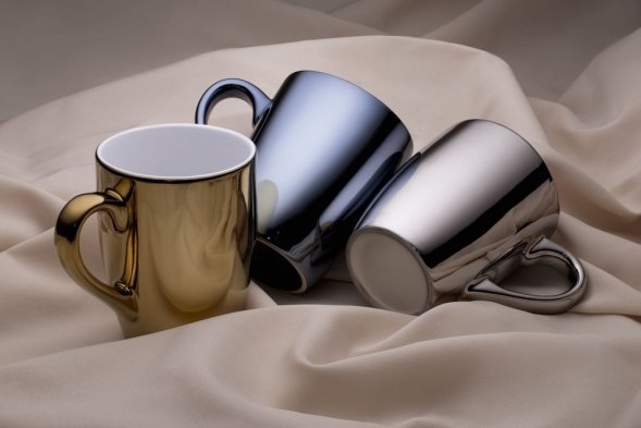 Кружка Lacerta, темно-синий металлик 