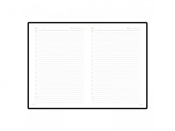 Ежедневник А5 недатированный Polo, оранжевый 