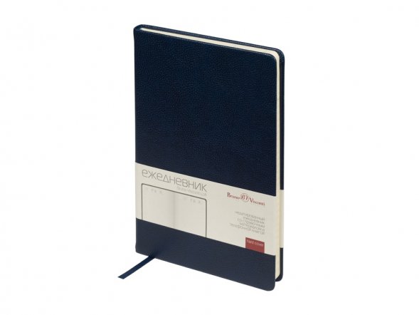 Ежедневник недатированный А5 Loft, темно-синий 