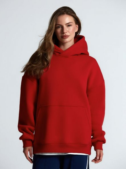 Худи Kulonga Oversize, красное 