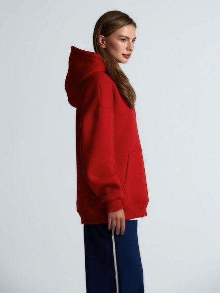 Худи Kulonga Oversize, красное 