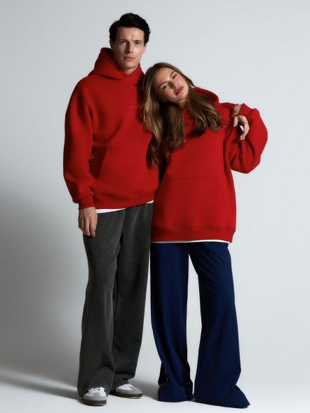 Худи Kulonga Oversize, красное 