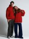 Худи Kulonga Oversize, красное 
