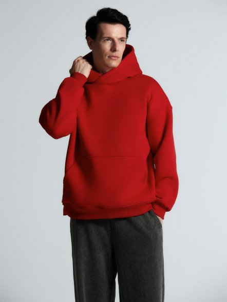 Худи Kulonga Oversize, красное 