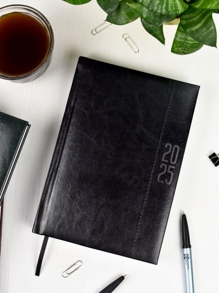 Ежедневник Baza, датированный, черный 