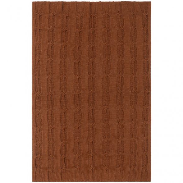 Плед Snefald, коричневый (темное золото) 