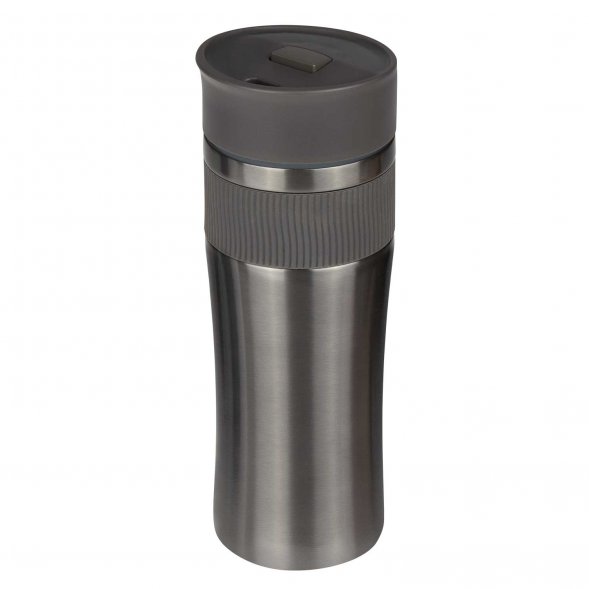 Термокружка вакуумная Polo, серая 