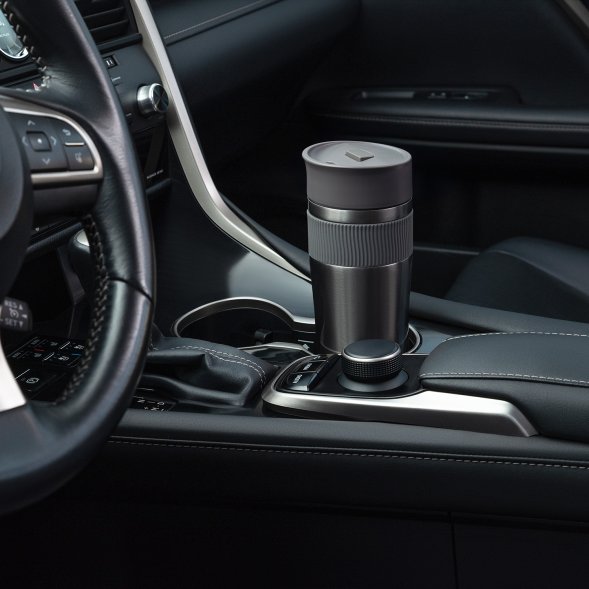 Термокружка вакуумная Polo, серая 