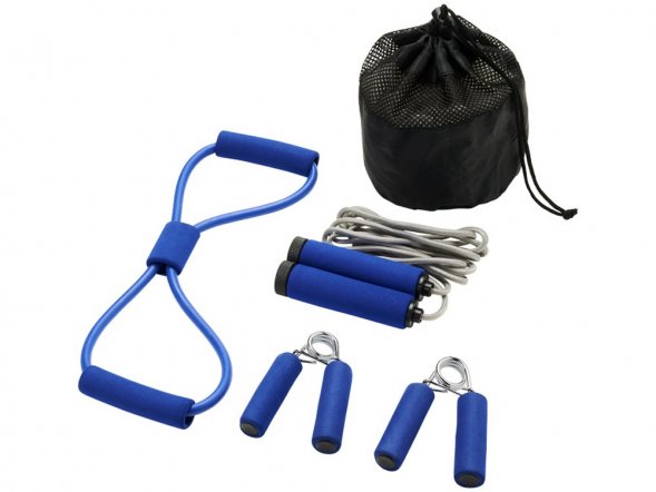 Набор для фитнеса Dwayne, синий 