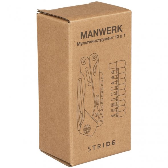 Мультитул Manwerk, черный 