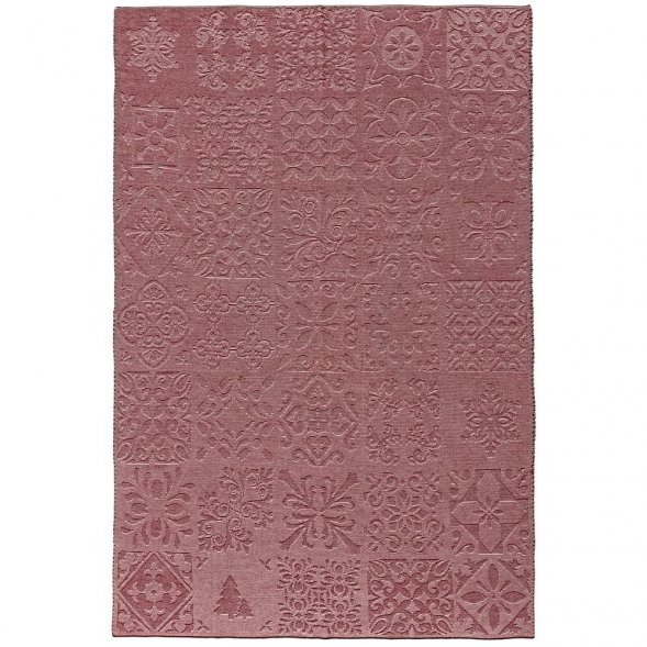 Плед Ornamental, бордовый 