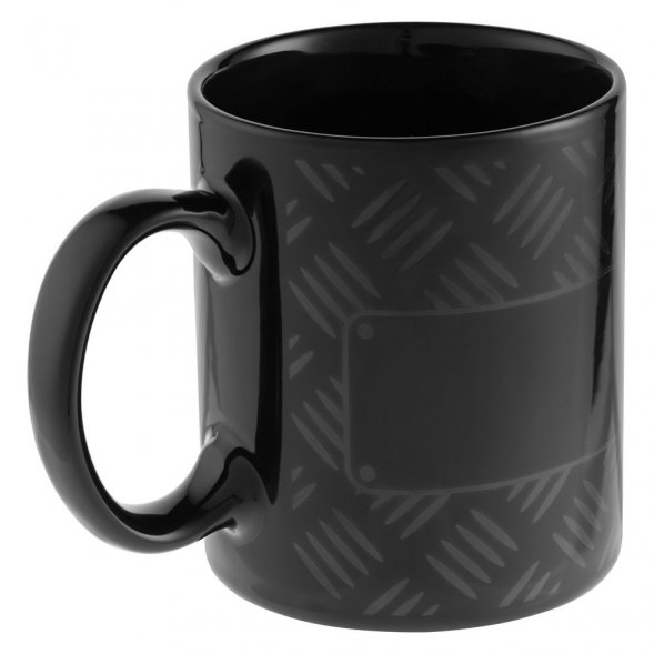 Кружка Hard Work Black, ver.2, черная 