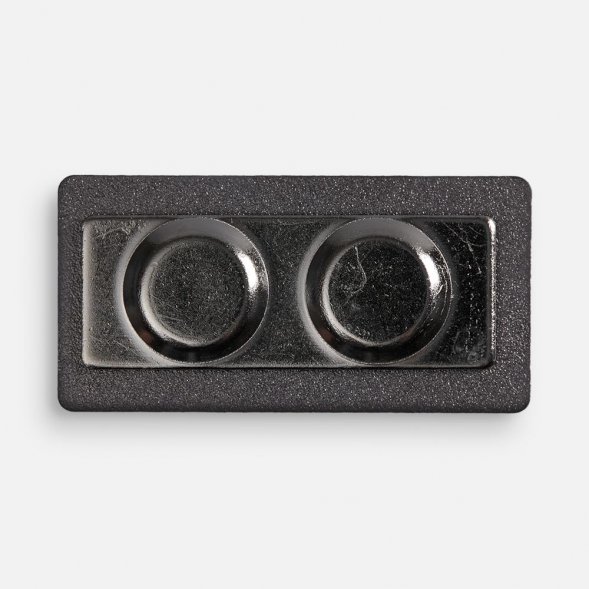 Значок Magnet Matto, серый металлик 