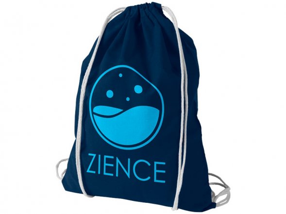 Рюкзак хлопковый Oregon, темно-синий 