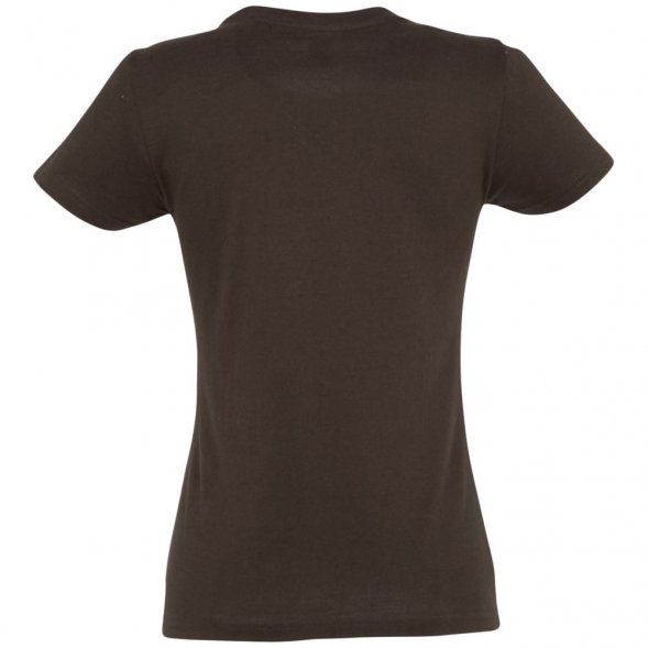 Футболка женская Imperial Women 190, шоколадно-коричневая 