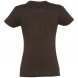 Футболка женская Imperial Women 190, шоколадно-коричневая 