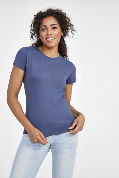 Футболка женская Imperial Women 190, шоколадно-коричневая 