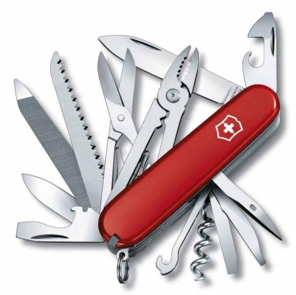 Офицерский нож Handyman 91, красный 