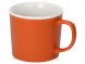 Матовая кружка Nancy 360 мл цветная снаружи, белая внутри, оранжевый 